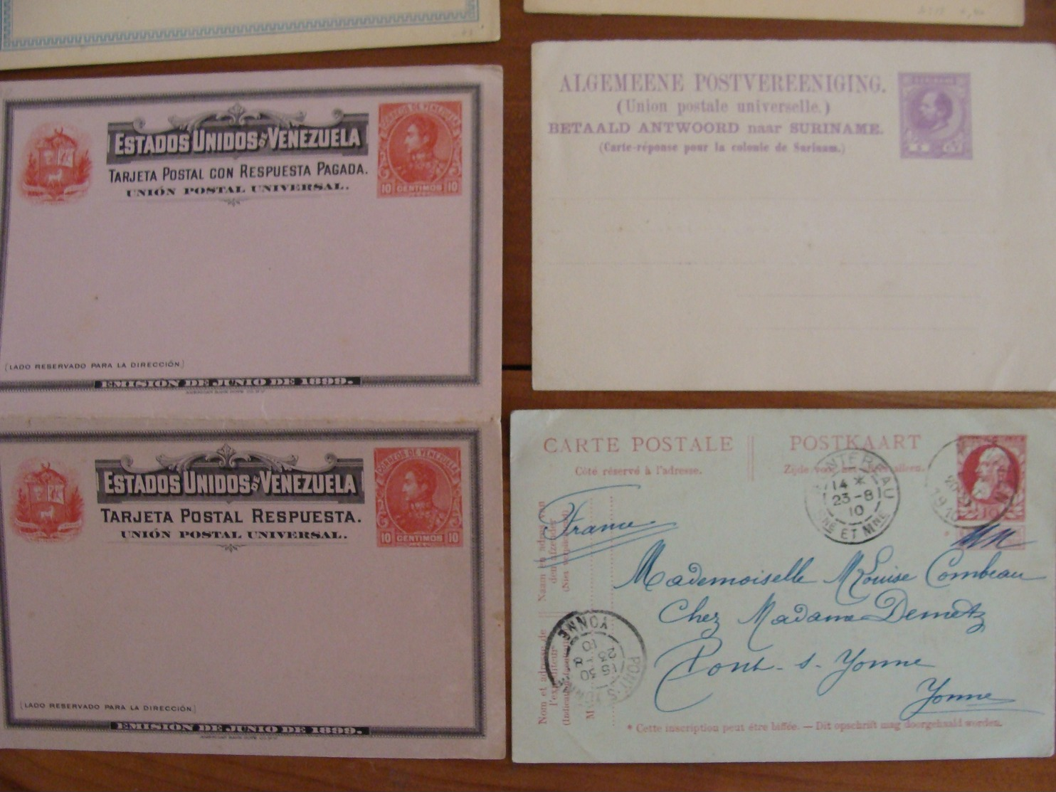 LOT ENTIERS POSTAUX AEROGRAMME MONDE ET FRANCE VOIR PHOTOS ENTIER POSTAL