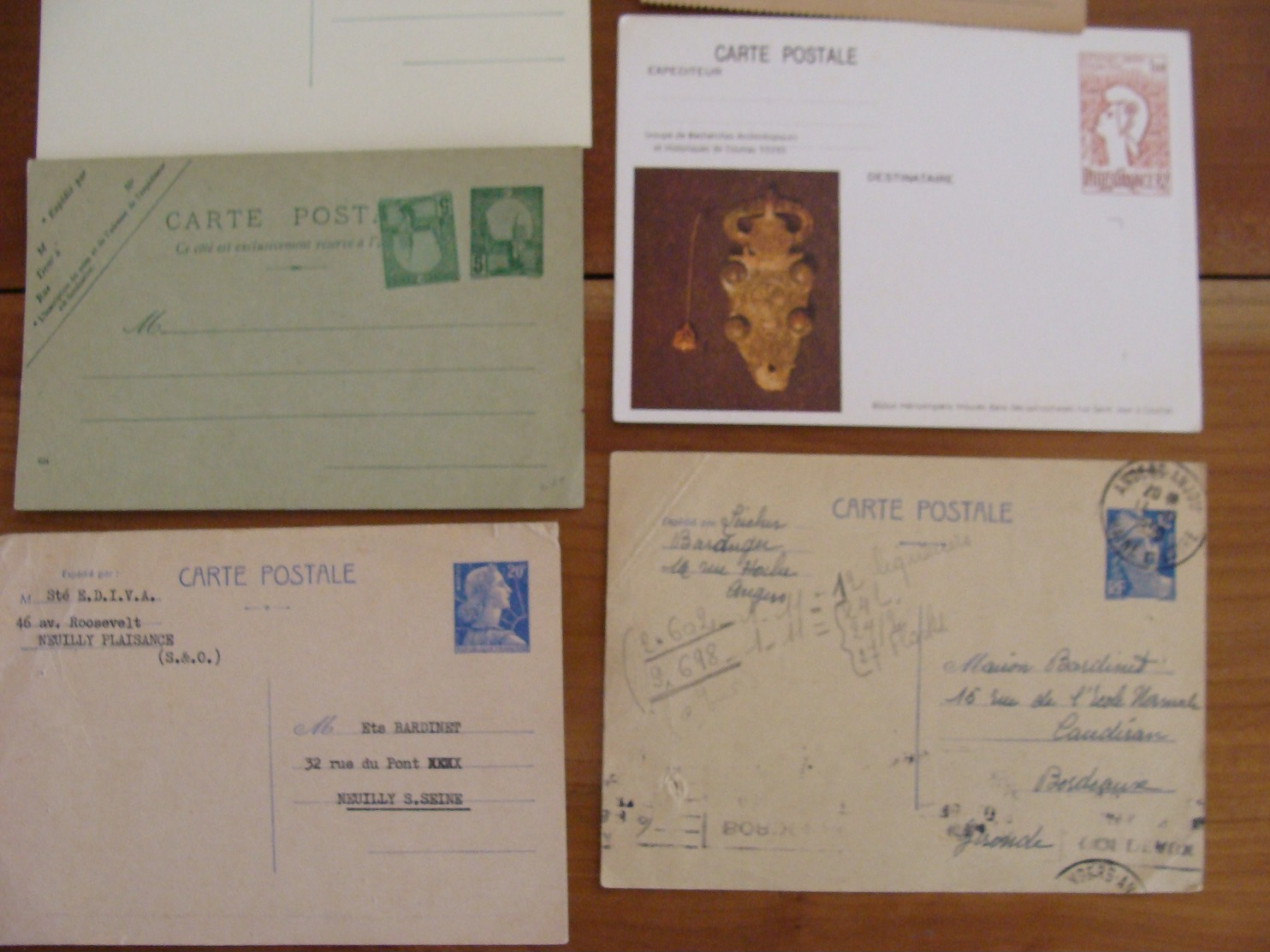 LOT ENTIERS POSTAUX AEROGRAMME MONDE ET FRANCE VOIR PHOTOS ENTIER POSTAL