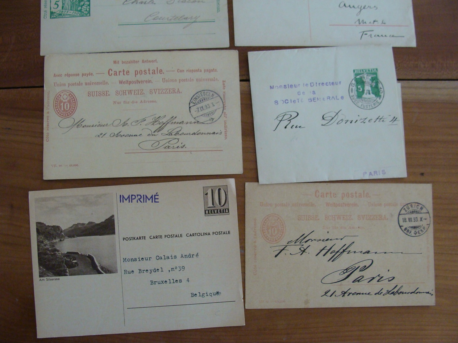 LOT ENTIERS POSTAUX AEROGRAMME MONDE ET FRANCE VOIR PHOTOS ENTIER POSTAL