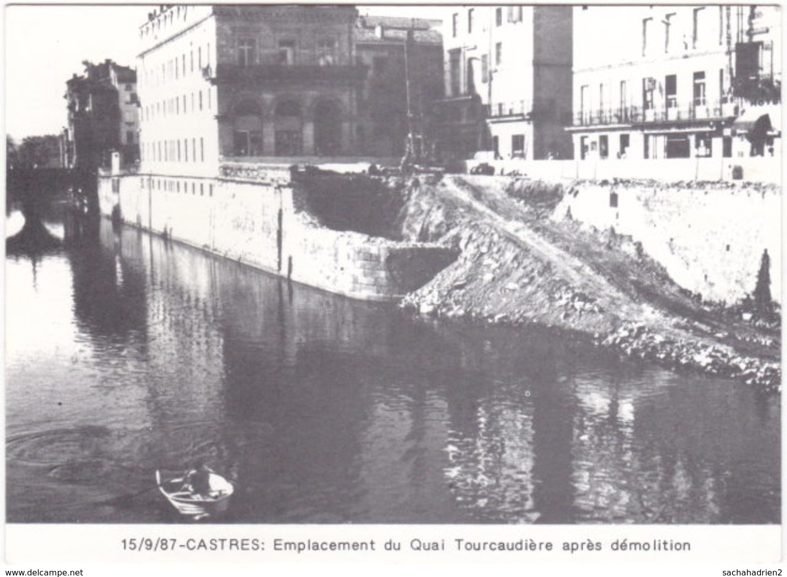 81. Gf. CASTRES. Emplacement Du Quai Tourcaudière Après Démolition - Castres