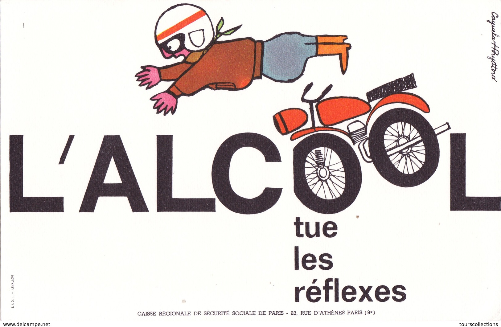 BUVARD MOTO - Sécurité Routière @ Sobriété Santé Sécurité @ L'alcool Tue Les Réflexes - Moto & Vélo