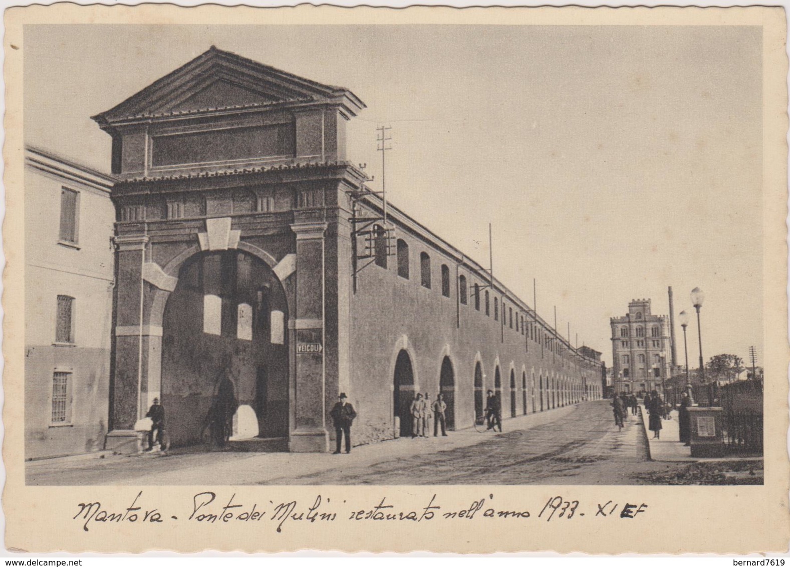 Italie  Rmantova  Ponte Dei Mulini Restauranto  Mell'anno 1933 - Mantova