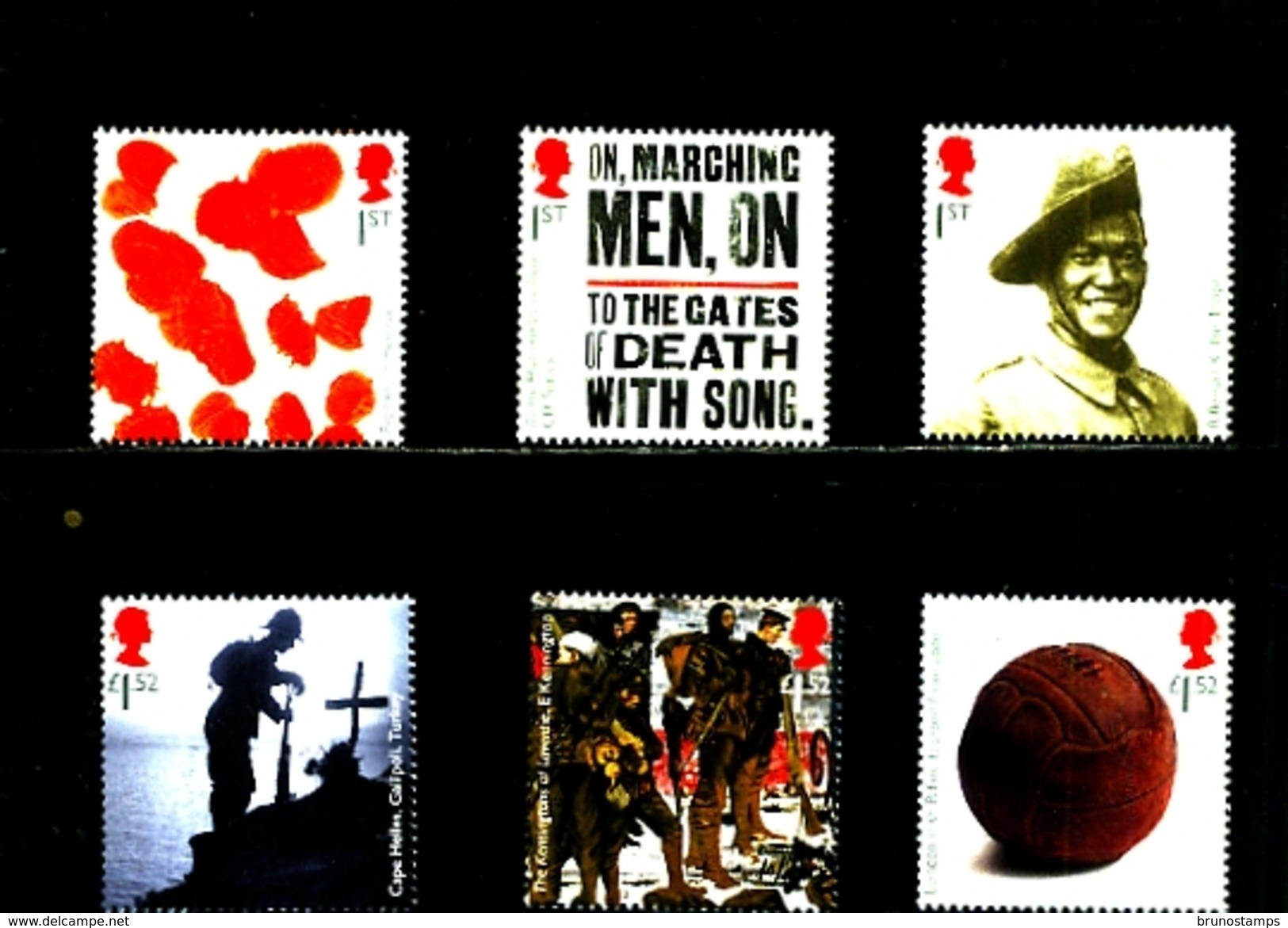 GREAT BRITAIN - 2015  THE GREAT WAR 2nd ISSUE SET  MINT NH - Nuovi