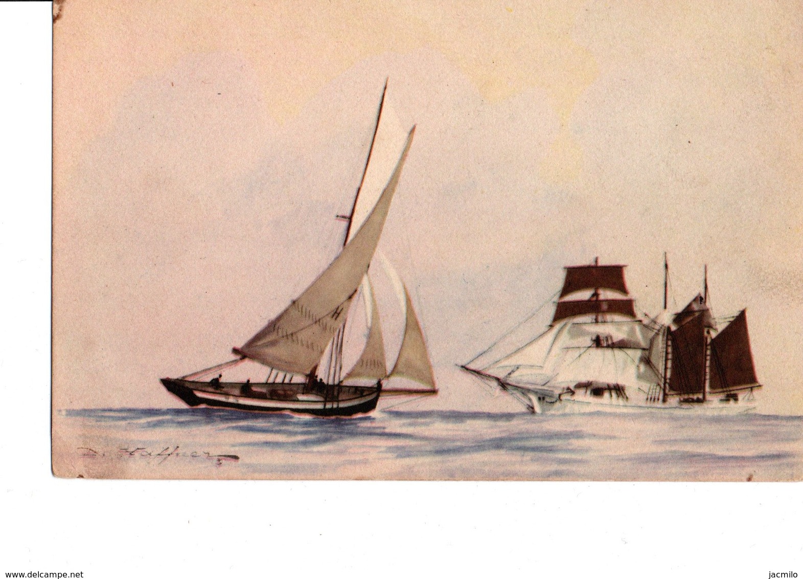 9 cartes de la collection de la ligue maritime et coloniale.