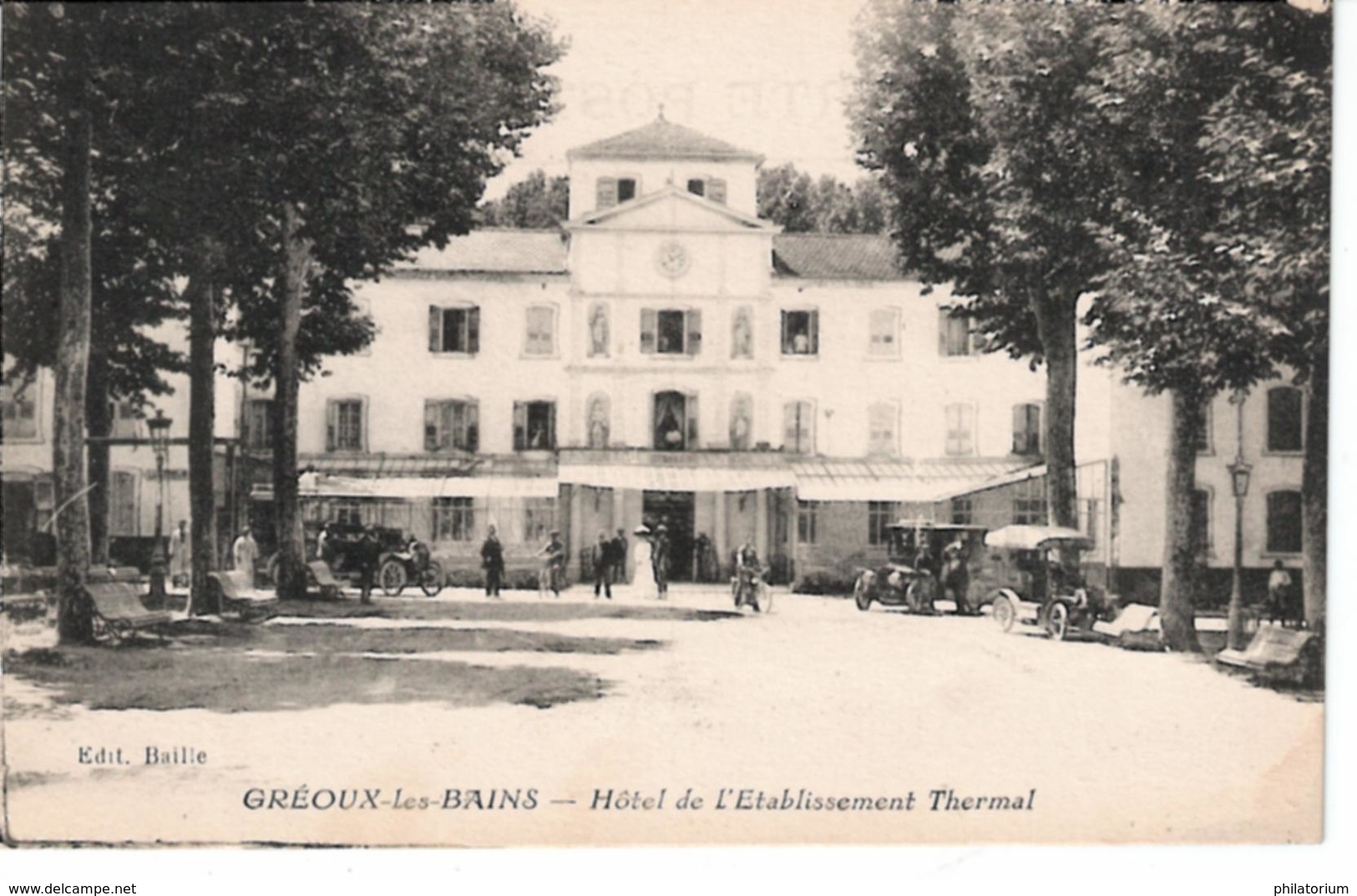 04  GREOUX Les BAINS  Hôtel De L' Etablissement Thermal - Gréoux-les-Bains