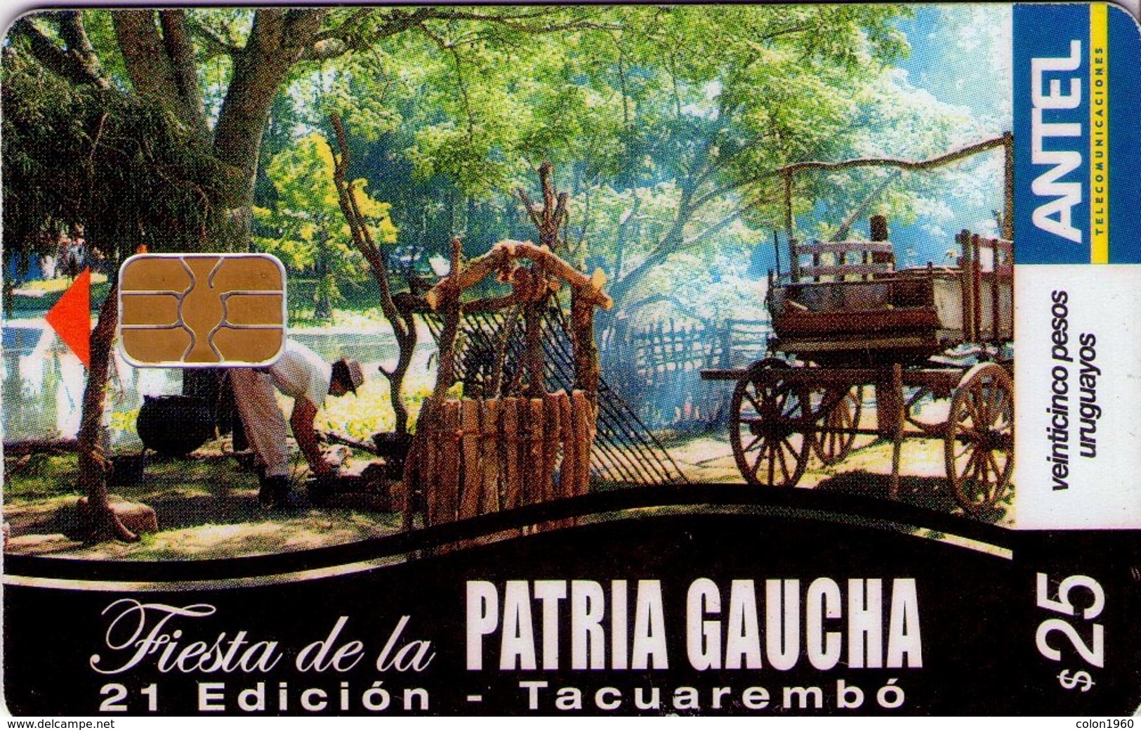 TARJETA TELEFONICA DE URUGUAY. 473a (FIESTA DE LA PATRIA GAUCHA) (234) - Uruguay