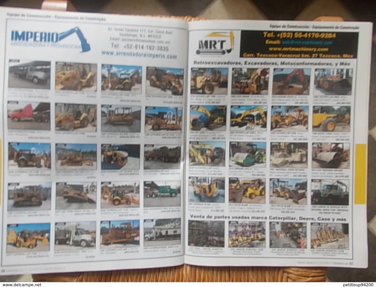 3 CATALOGUES VEHICULES  *Equipement Agricole *Equipement de Construction *Camions & Trailers *Accessoires Etc... MEXIQUE