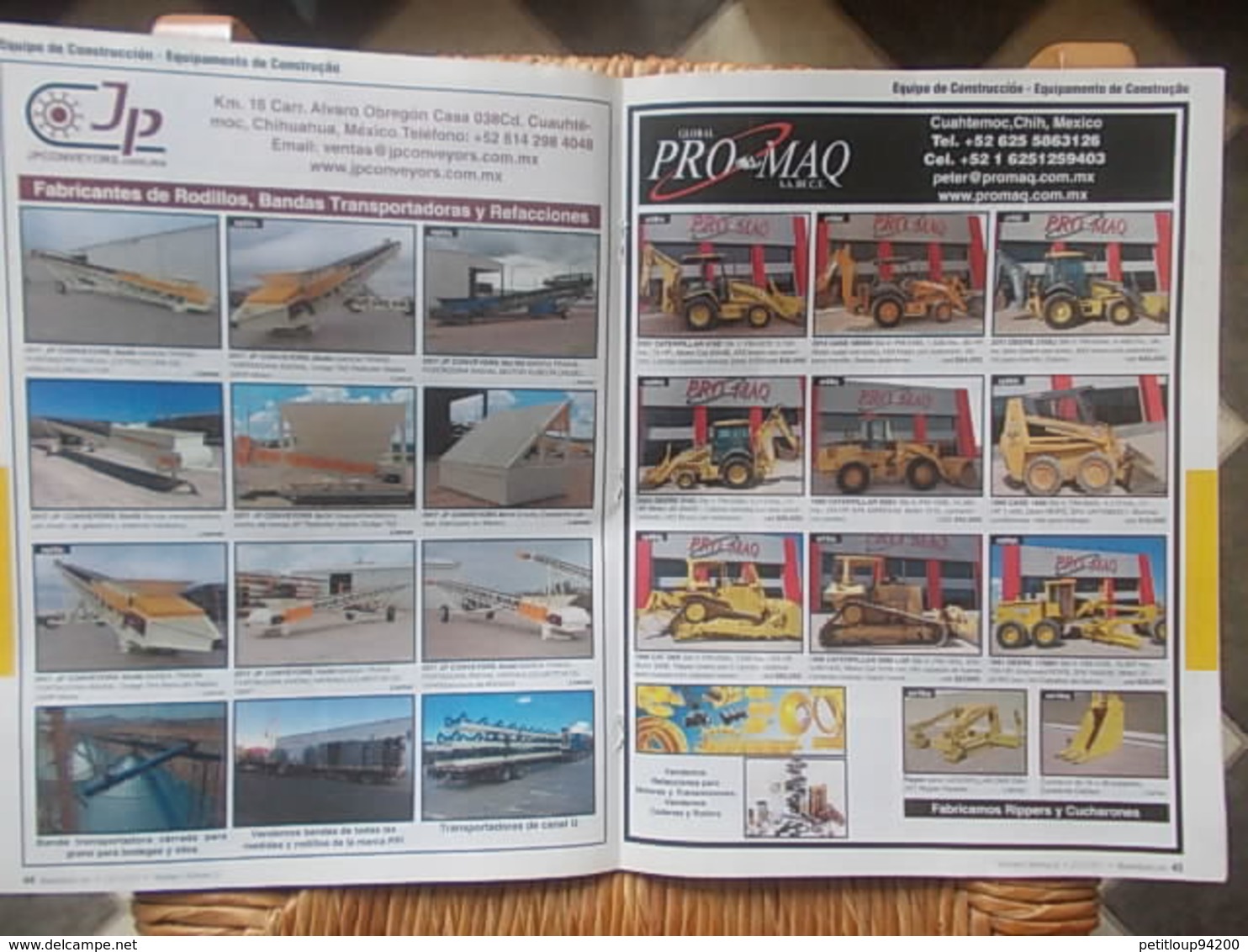 3 CATALOGUES VEHICULES  *Equipement Agricole *Equipement de Construction *Camions & Trailers *Accessoires Etc... MEXIQUE