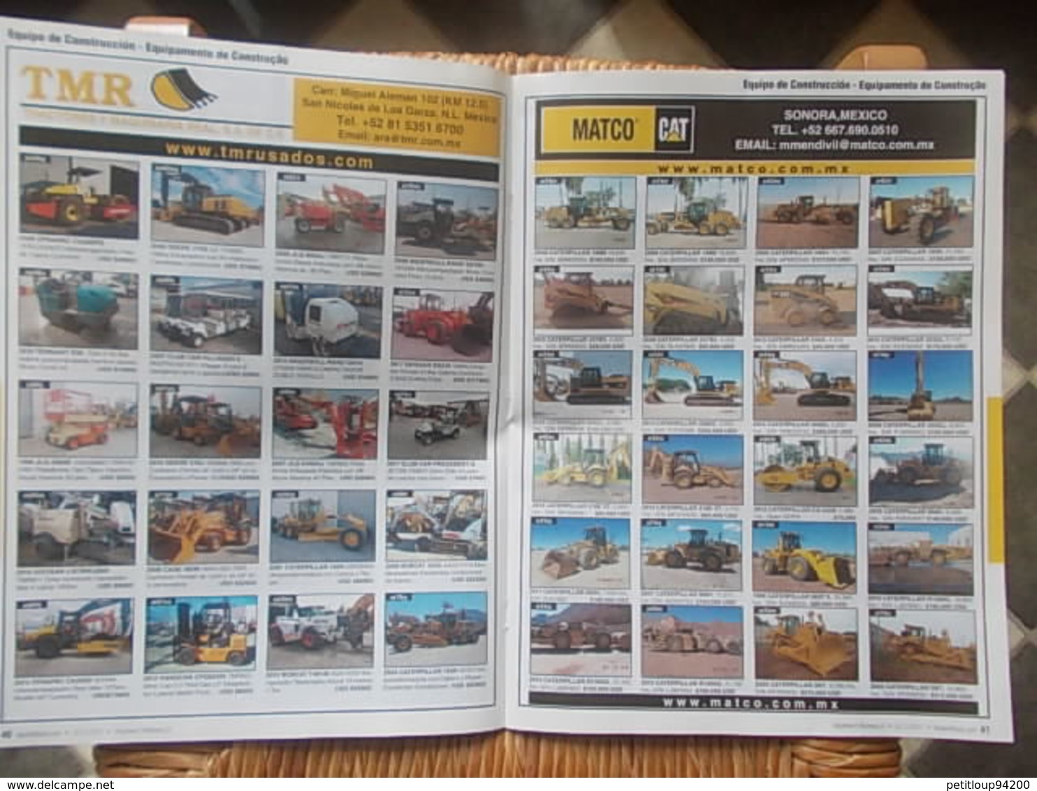 3 CATALOGUES VEHICULES  *Equipement Agricole *Equipement de Construction *Camions & Trailers *Accessoires Etc... MEXIQUE