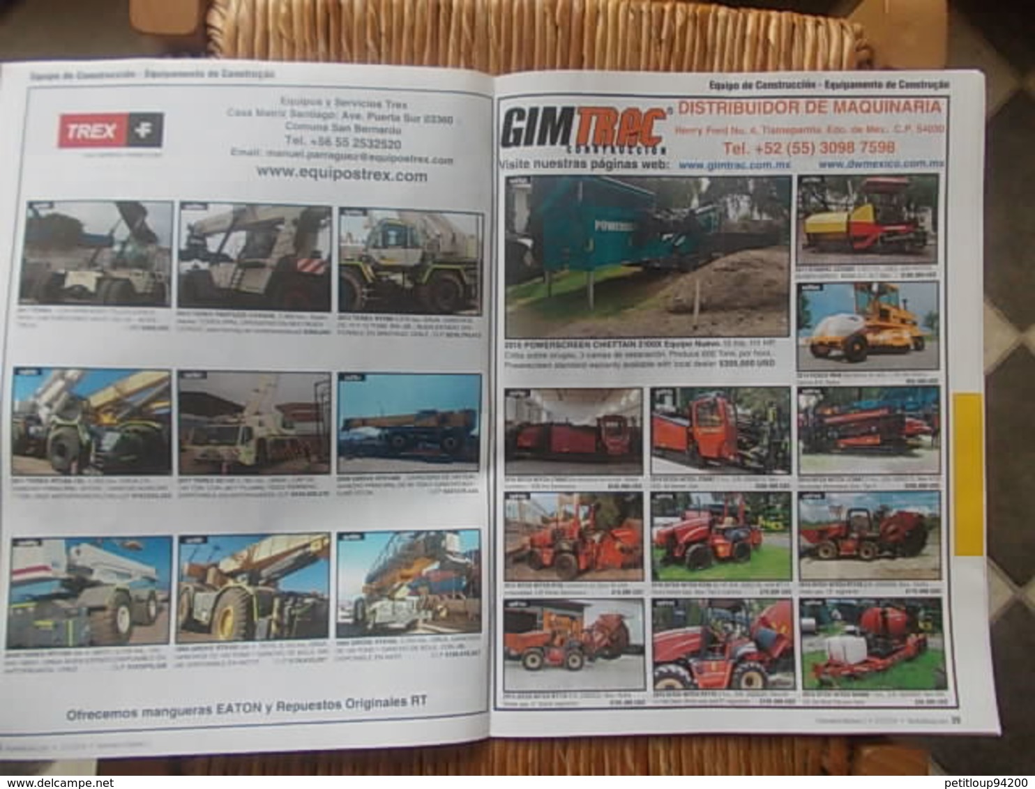 3 CATALOGUES VEHICULES  *Equipement Agricole *Equipement de Construction *Camions & Trailers *Accessoires Etc... MEXIQUE