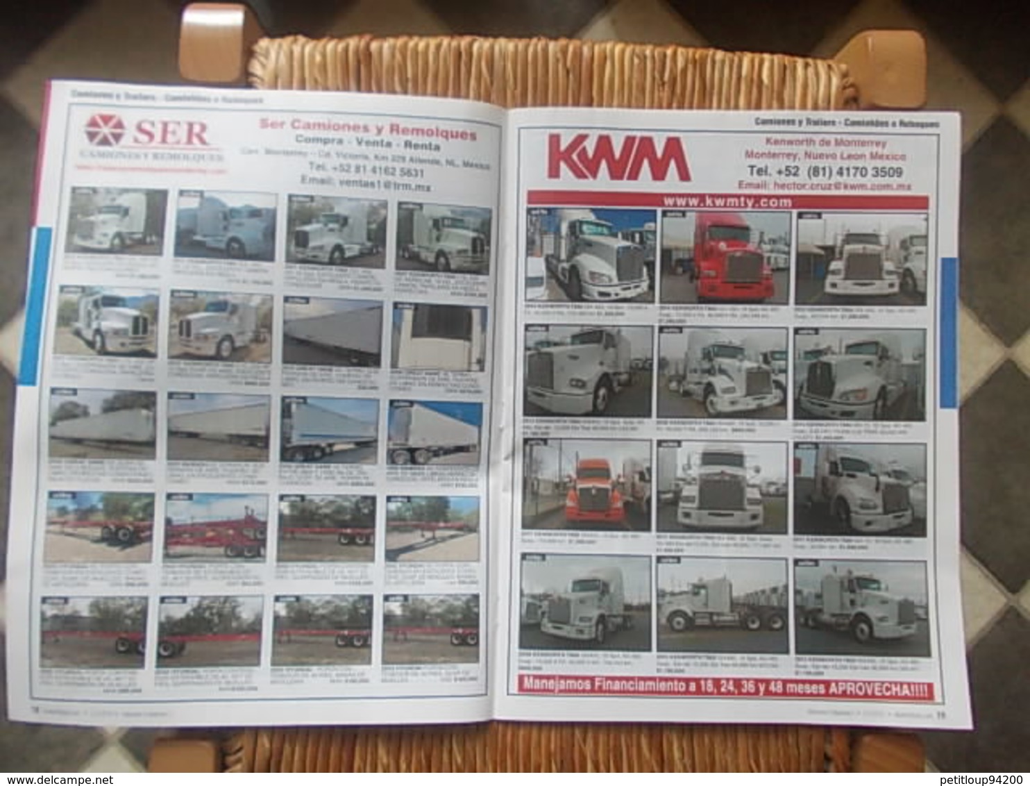 3 CATALOGUES VEHICULES  *Equipement Agricole *Equipement de Construction *Camions & Trailers *Accessoires Etc... MEXIQUE