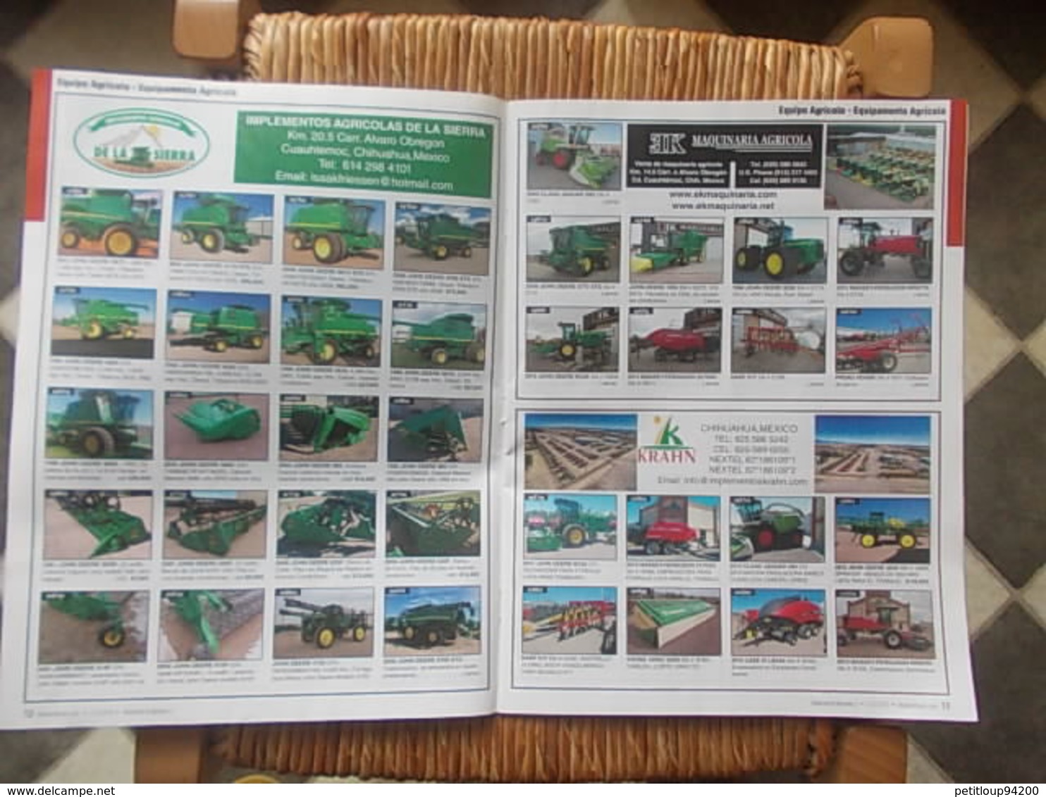 3 CATALOGUES VEHICULES  *Equipement Agricole *Equipement de Construction *Camions & Trailers *Accessoires Etc... MEXIQUE