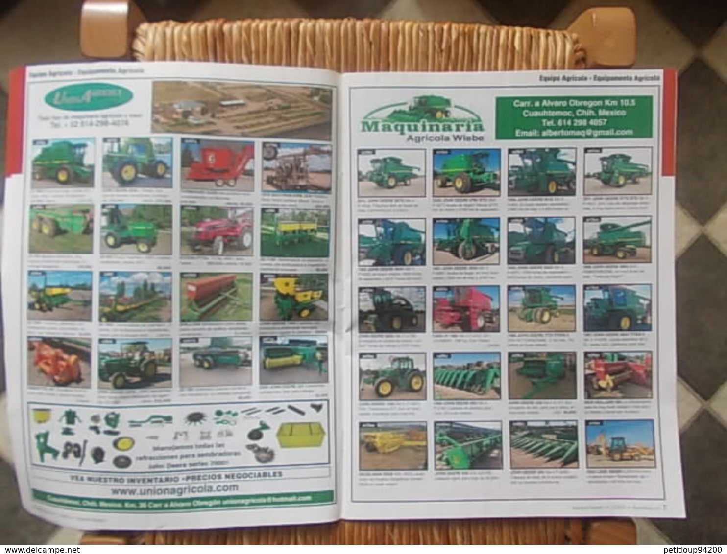 3 CATALOGUES VEHICULES  *Equipement Agricole *Equipement de Construction *Camions & Trailers *Accessoires Etc... MEXIQUE