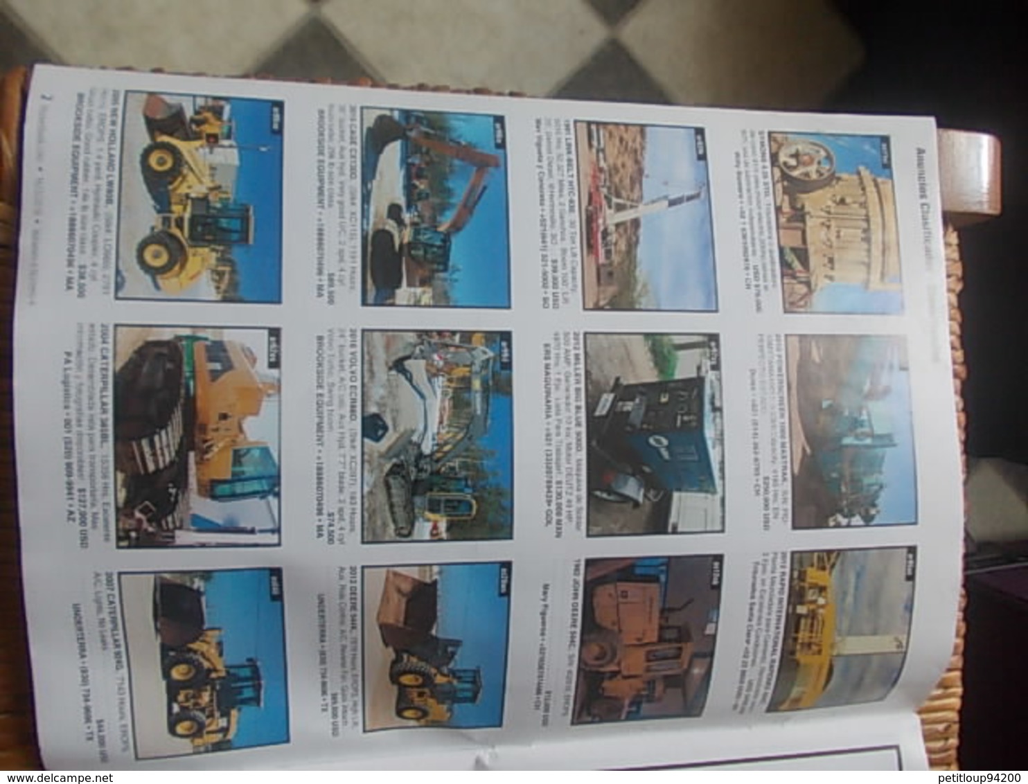 3 CATALOGUES VEHICULES  *Equipement Agricole *Equipement de Construction *Camions & Trailers *Accessoires Etc... MEXIQUE