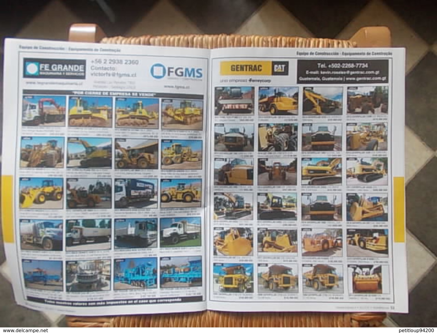 3 CATALOGUES VEHICULES  *Equipement Agricole *Equipement de Construction *Camions & Trailers *Accessoires Etc... MEXIQUE