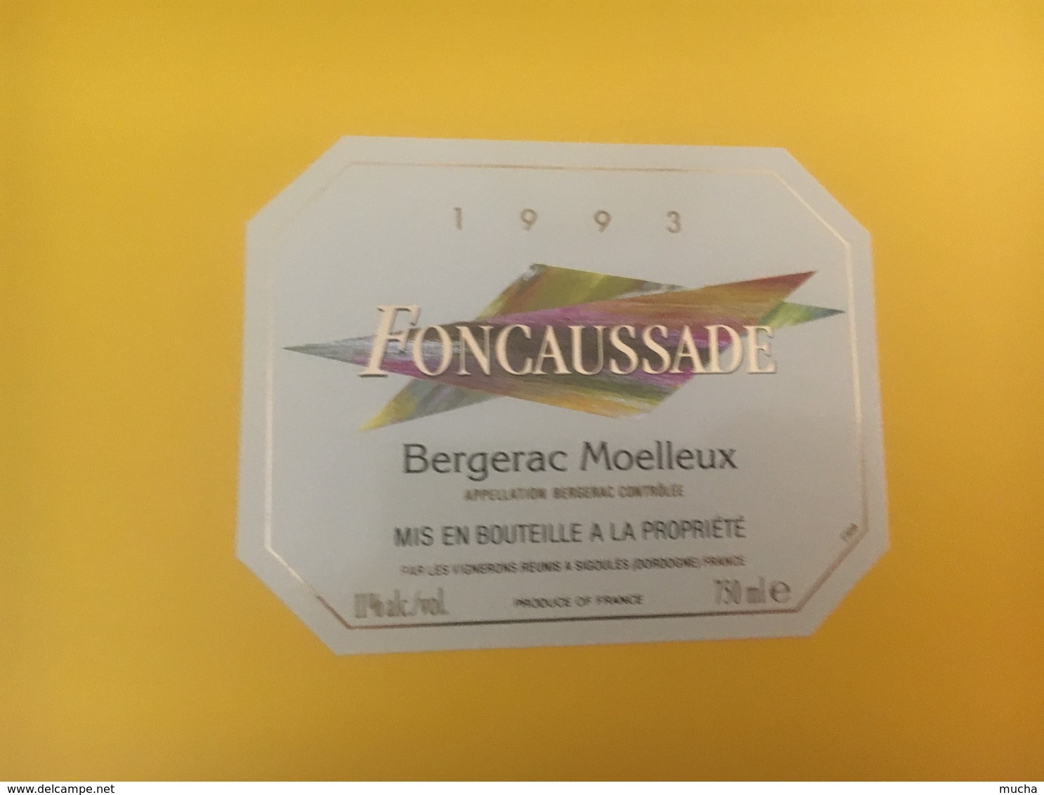 8325 - Foncaussade  1993 Bergerac Moelleux - Bergerac