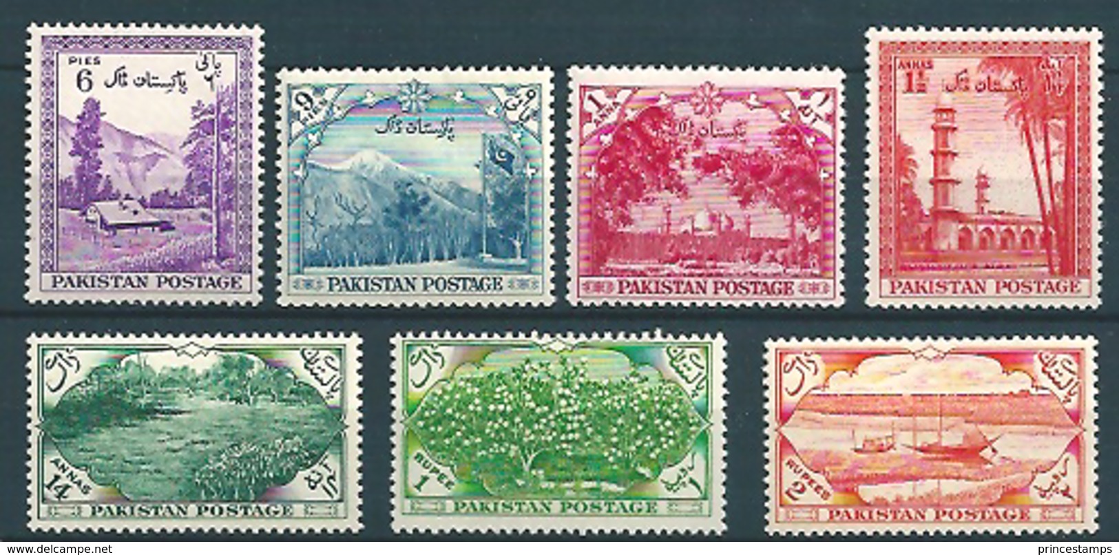 Pakistan (1954) Yv. 65/71  / - Pakistan