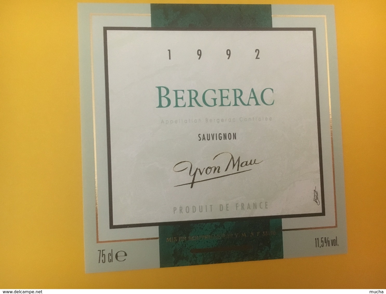 8338 - Sauvignon 1992 Yvon Mau Bergerac - Bergerac