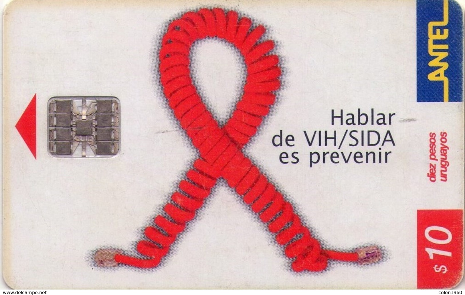 URUGUAY. 212a. HABLAR DE VIH/SIDA ES PREVENIR. (240) - Uruguay