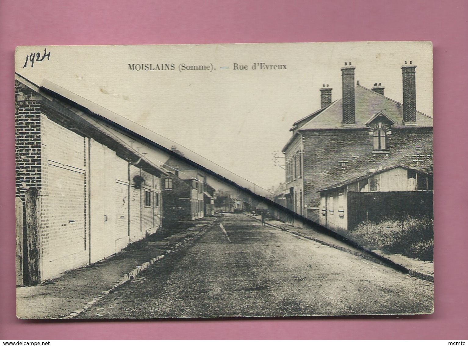 CPA - Moislains  -(Somme) - Rue D'Evreux - Moislains