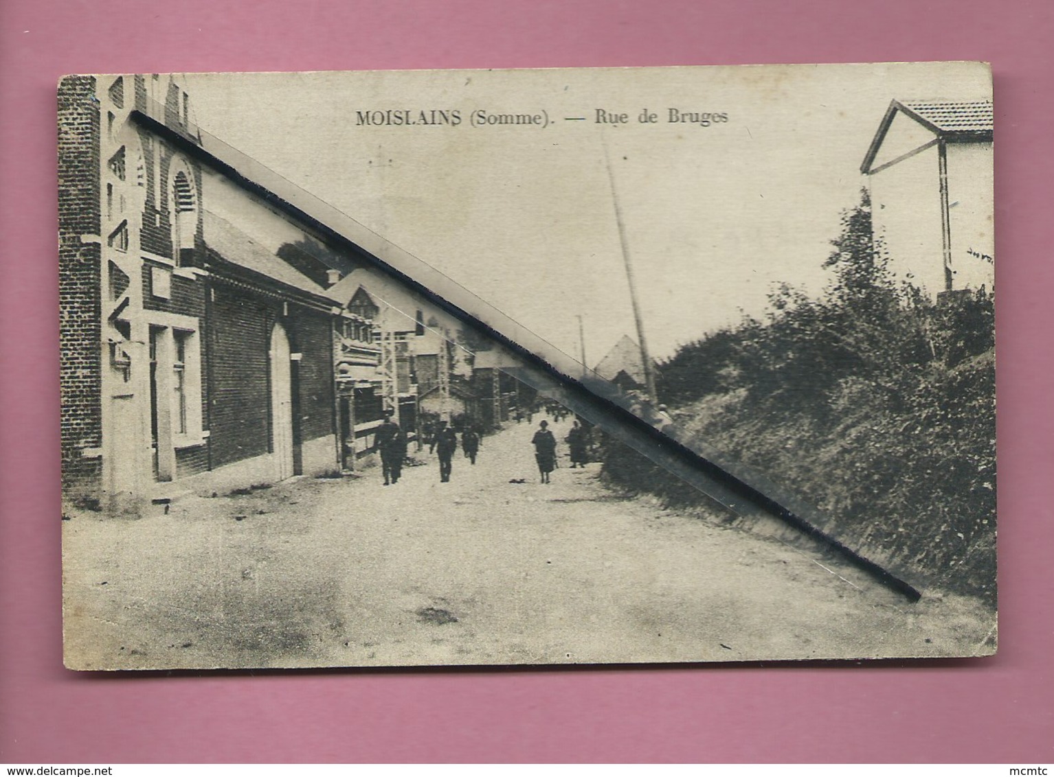 CPA - Moislains  - (Somme) - Rue De Bruges - Moislains