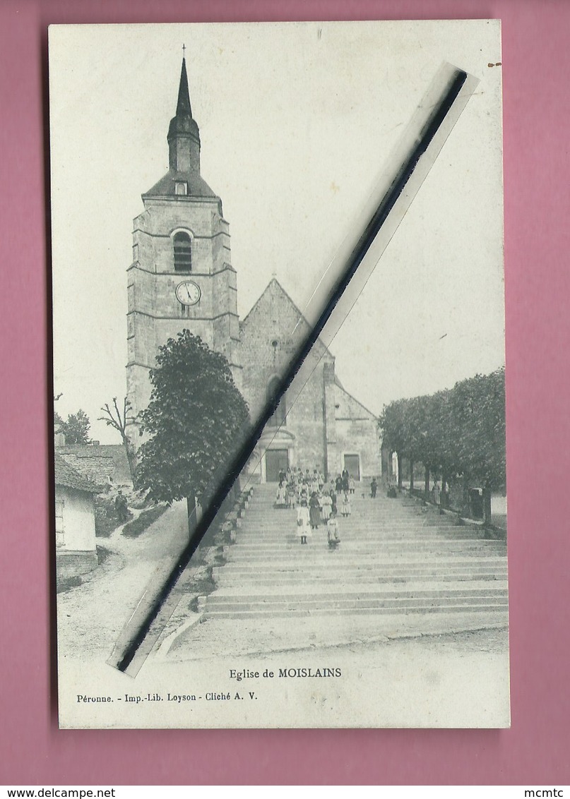 CPA - Eglise De Moislains - Moislains