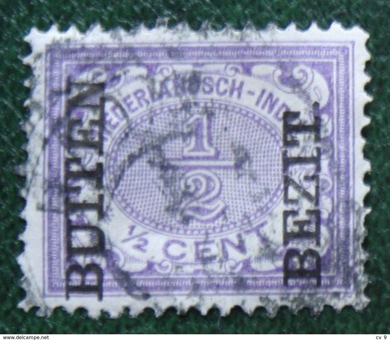 Read BUITEN BEZIT Overprint 1/2 Ct Wilhelmina NVPH 81 1908 Gestempeld / USED NEDERLANDS INDIE / DUTCH INDIES - Niederländisch-Indien