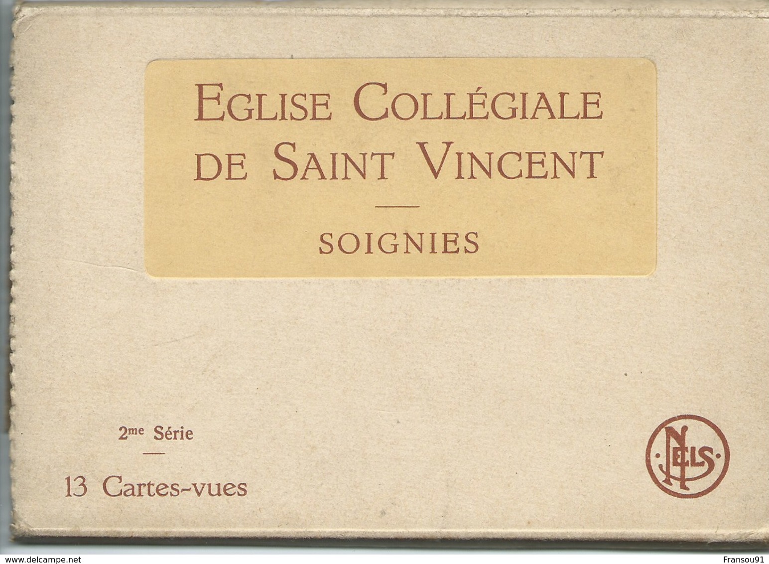 Soignies Pochette 2e SERIE COMPLETE De 13 Cartes !!! - Soignies