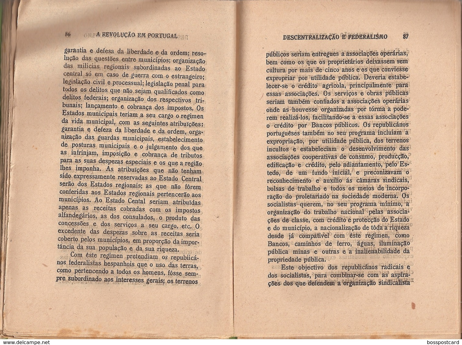 Portugal - A Revolução Em Portugal - Campos Lima - 1ª República - Lisboa - Porto - Portugal - Old Books