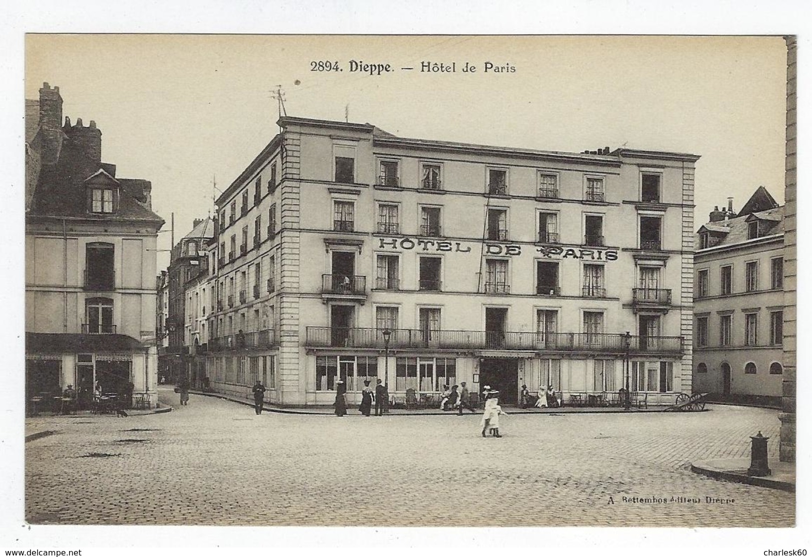 CPA Dieppe Hôtel De Paris N° 2894 - Dieppe