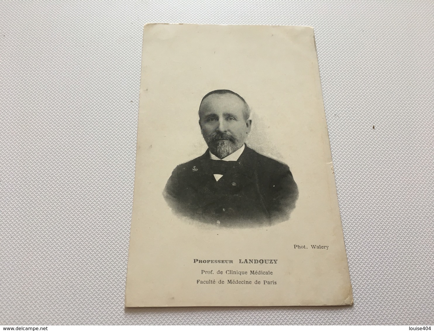 AU -2100 -PROFESSEUR LANDOUZY - Prof.de Clinique Médicale- Faculté De Médecine De Paris - Santé