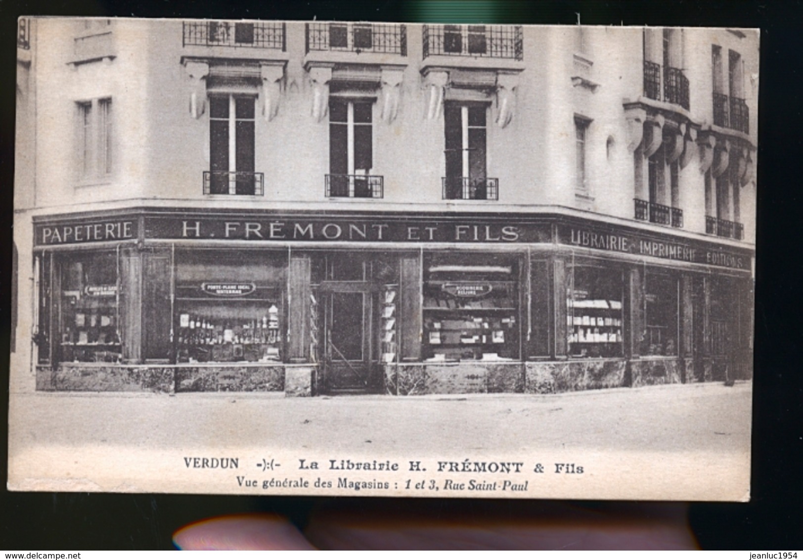 VERDUN LIBRAIRIE FREMONT - Verdun