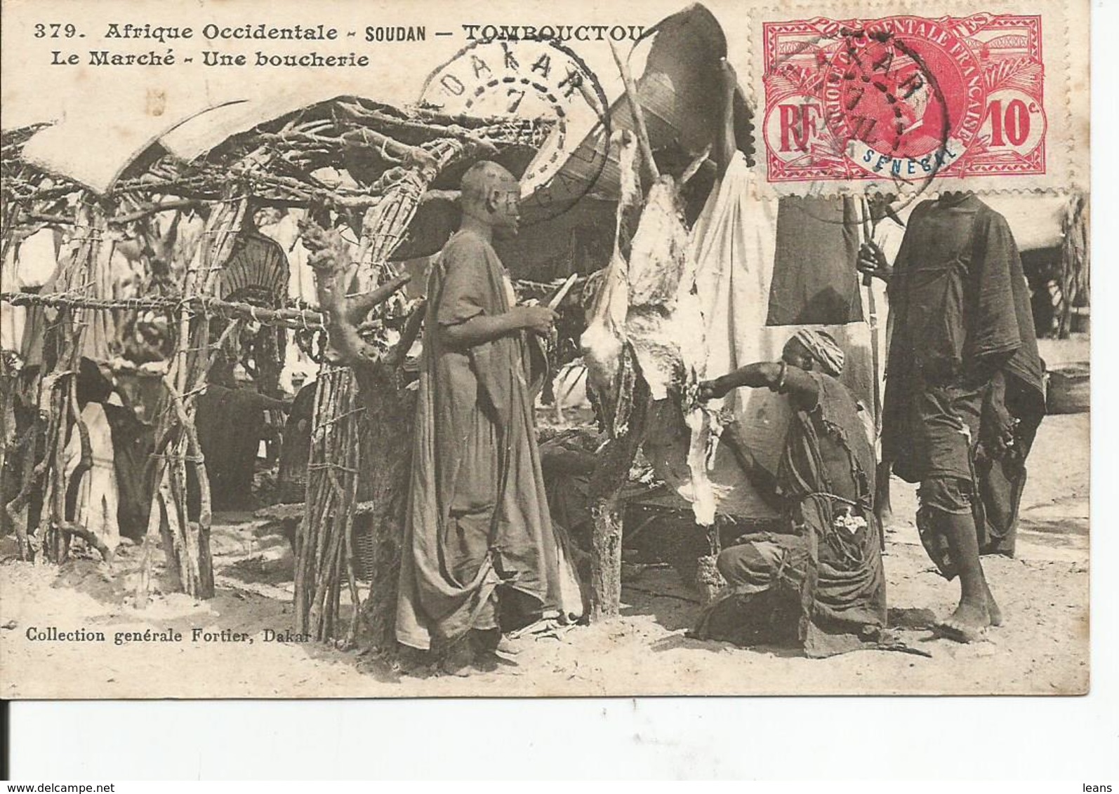 SOUDAN   TOMBOUCTOU  Le Marché ,une Boucherie - Soudan