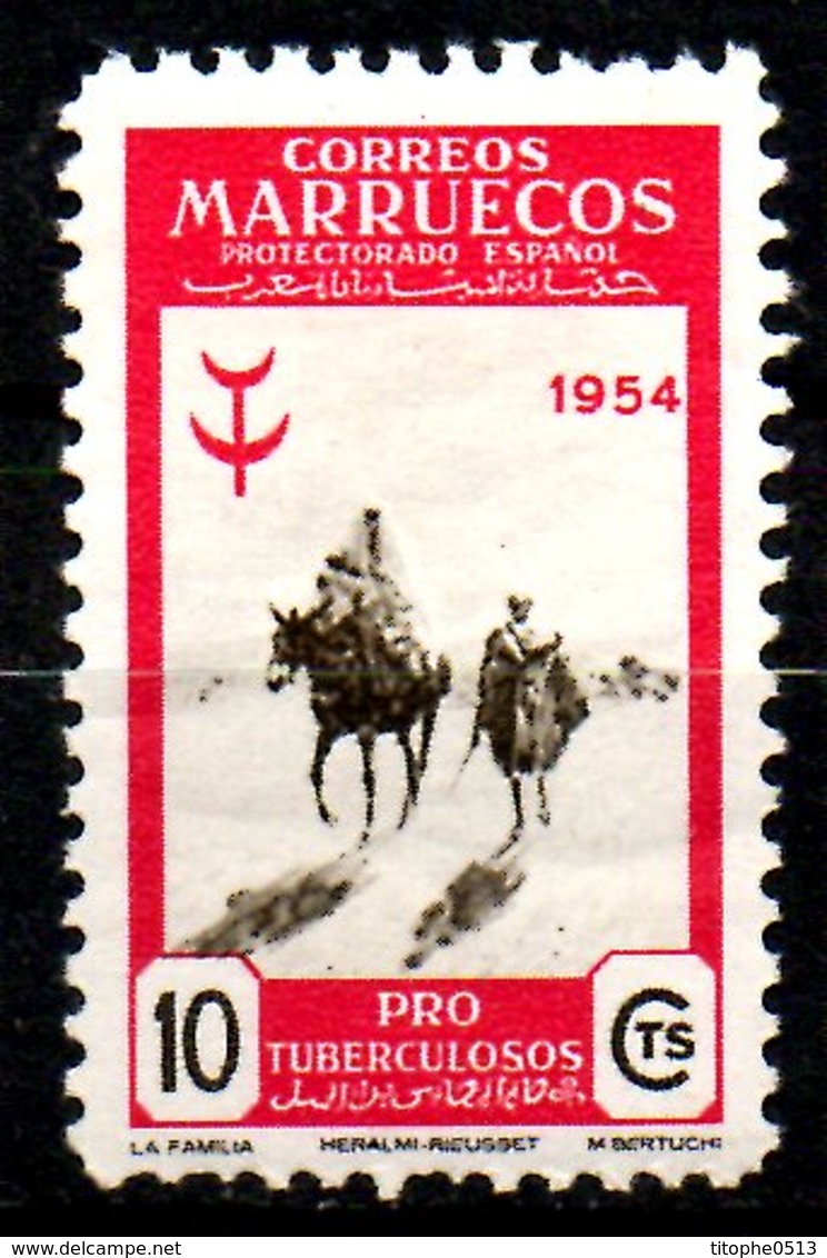 MAROC ESPAGNOL. N°459 De 1954. Ane. - Donkeys