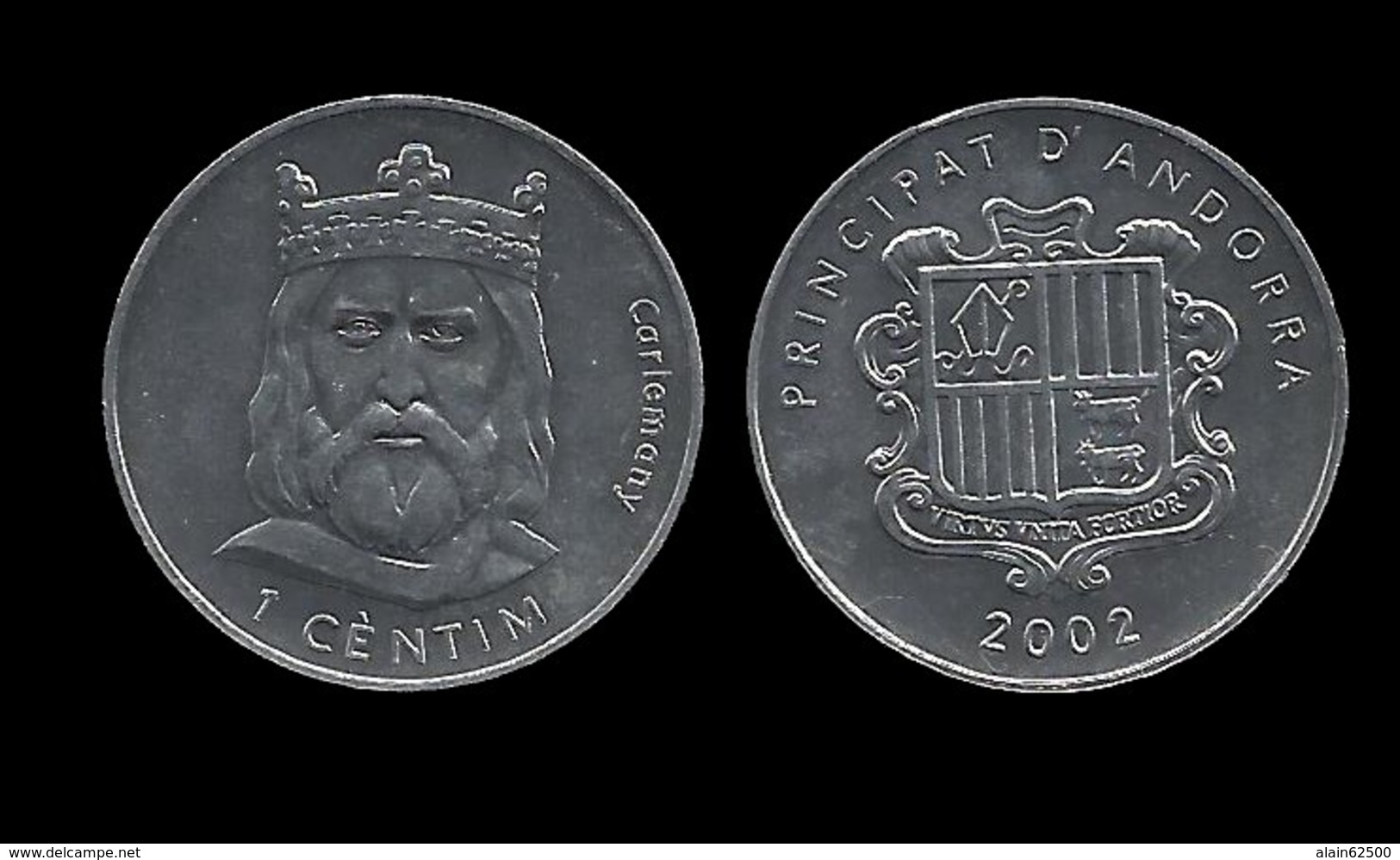 1 Centim 2002 . - Andorre