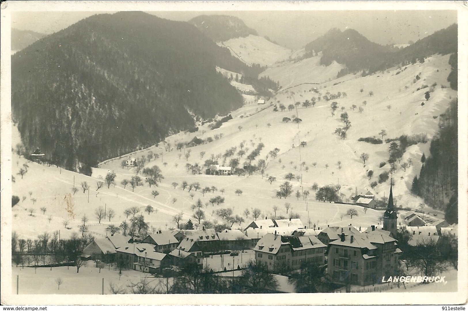 Suisse   LANGENBRUCK  , (  Voir Verso ) - Langenbruck