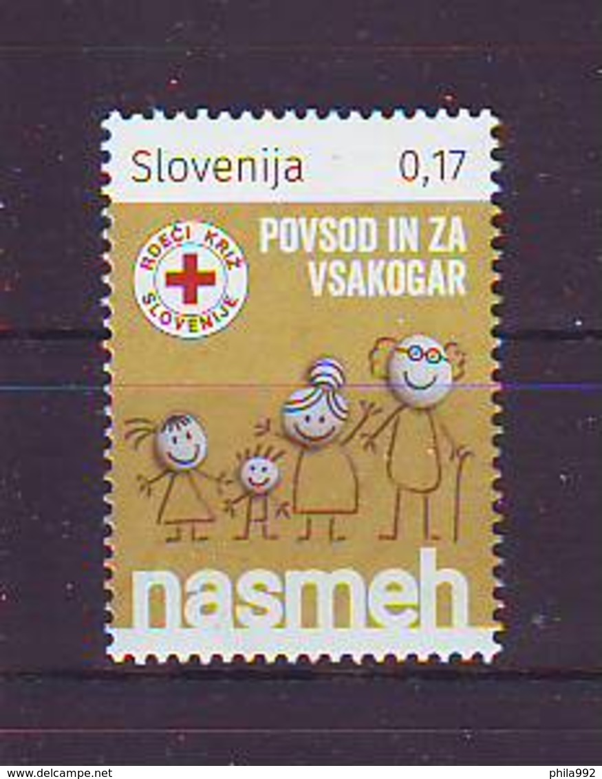 Slovenia 2018 Y Red Cross Charity Stamps MNH - Slovenië