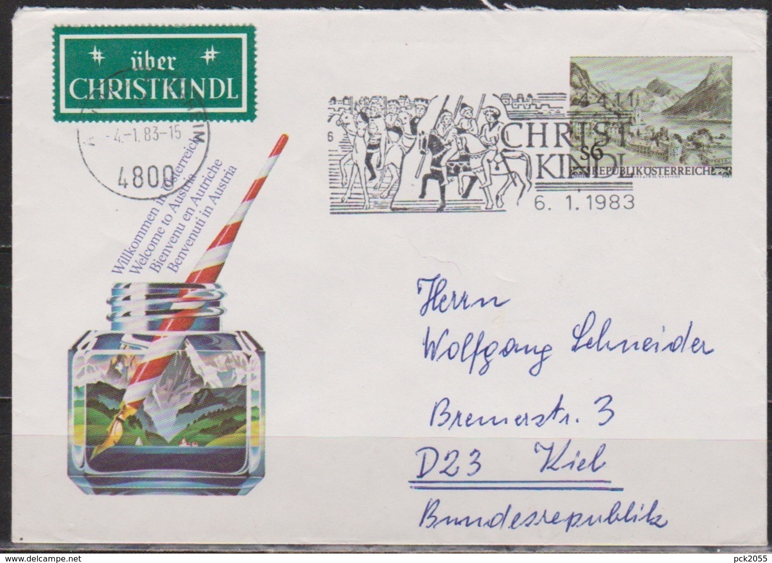 Österreich  1982 Nr.U73 Gelaufen SoSt. CHRISTKINDL1983 ( D 3010 ) Günstige Versandkosten - Sonstige & Ohne Zuordnung