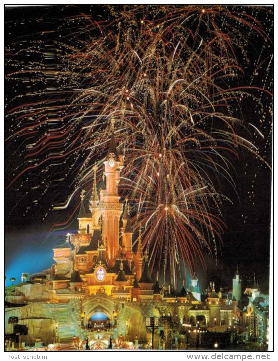 Thème - Disney Disneyland Paris Chateau Feu D'artifice - Disneyland