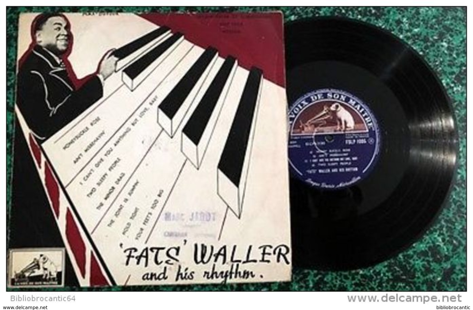 LP 25cm * "FATS"  WALLER And His Rhythm *<  LA VOIX DE SON MAITRE FDLP 1005 - Jazz