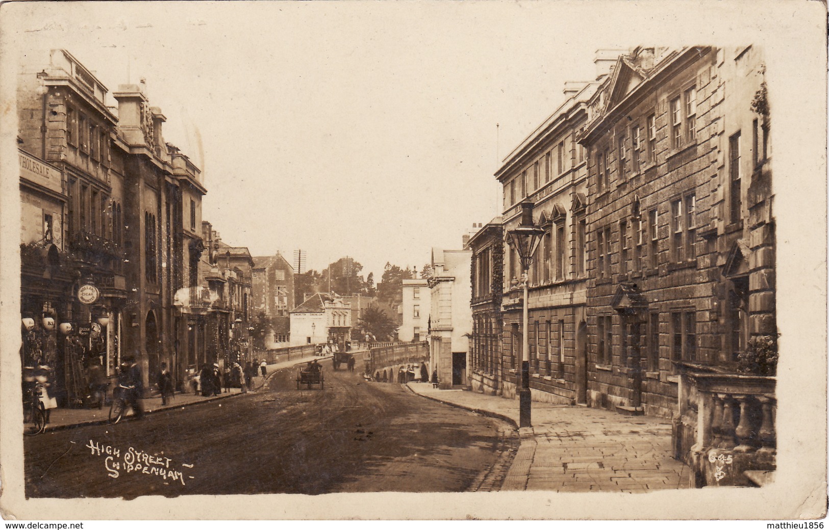 CP Photo 14-18 CHIPPENHAM - High Street (A193, Ww1, Wk 1) - Autres & Non Classés