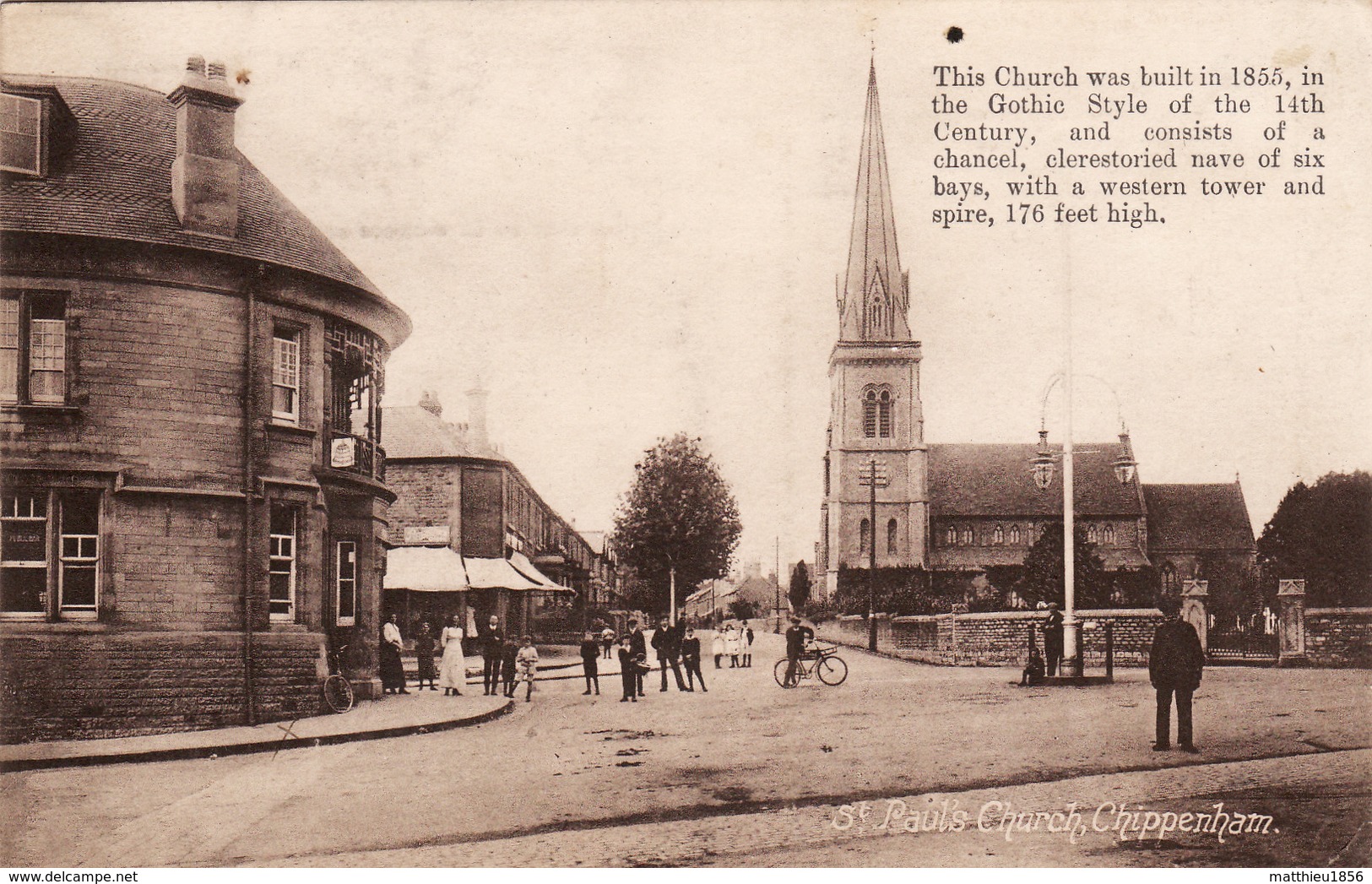 CP Photo 14-18 CHIPPENHAM - Saint-Paul's Church (A193, Ww1, Wk 1) - Autres & Non Classés