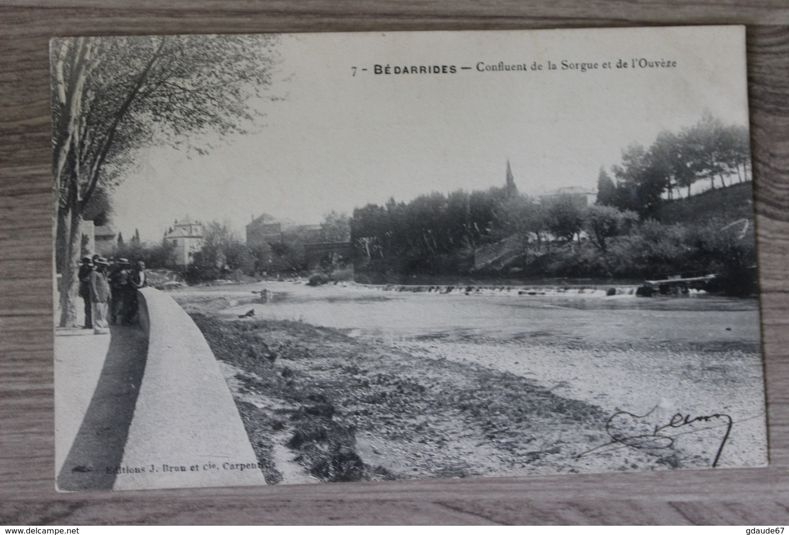 BEDARRIDES (84) - CONFLUENT DE LA SORGUE ET DE L'OUVEZE - Bedarrides