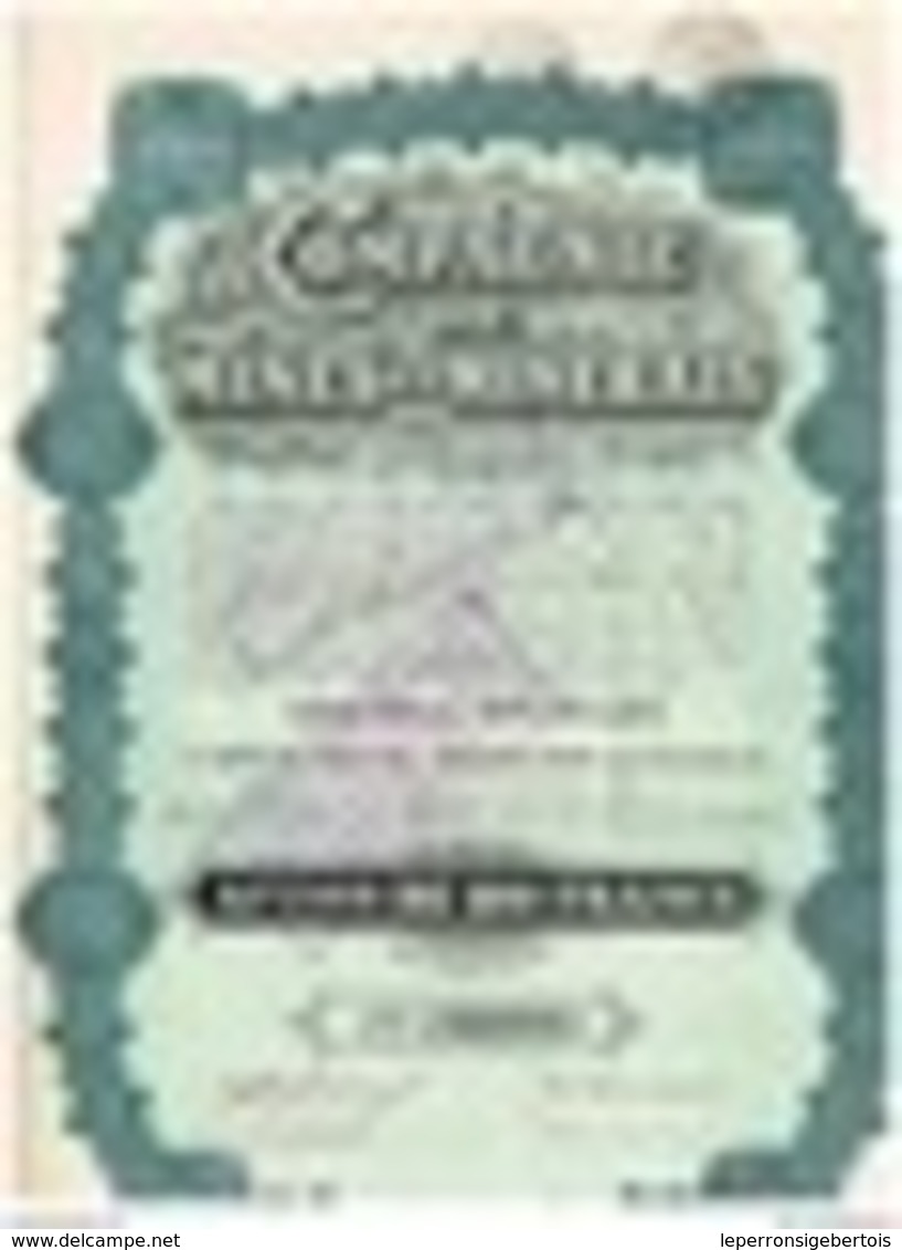 Action Ancienne - Compagnie De Mines Et Minerais - Titre De 1928 - N° 070765 - Mines