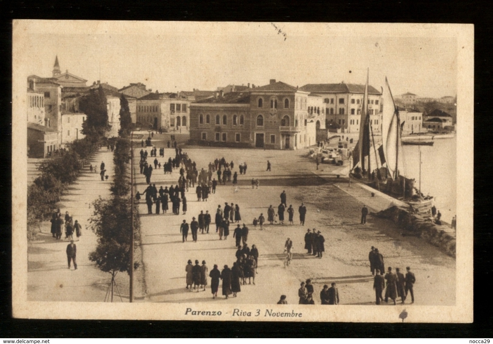 CROAZIA - HRVATSKA - PARENZO - POREC - 1937 - RIVA 3 NOVEMBRE - Croatia