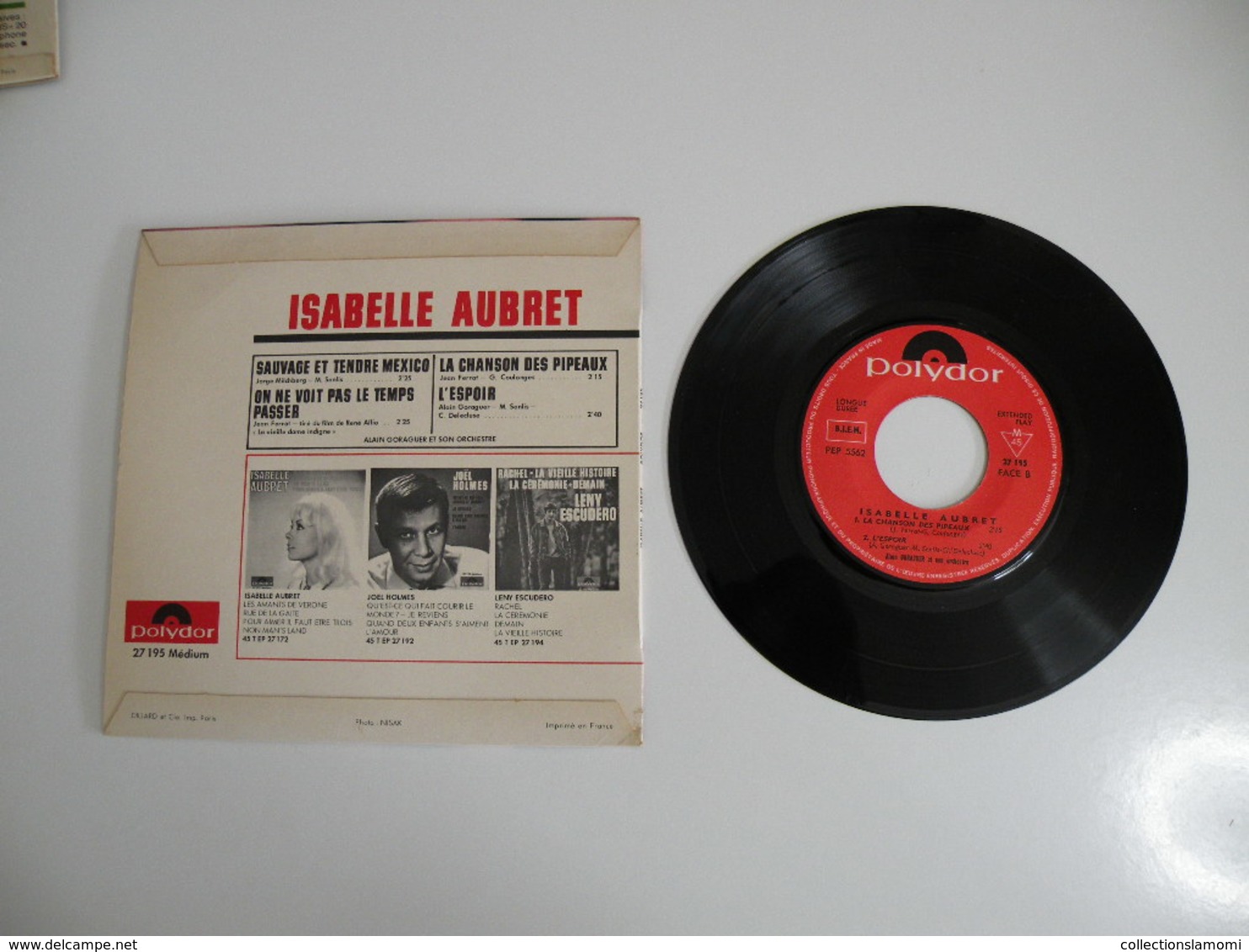 Isabelle Aubret, Sauvage Et Tendre Mexico / La Chanson Des Pipeaux  (Vinyle 45 T - 4 Titres 1965) - Collector's Editions