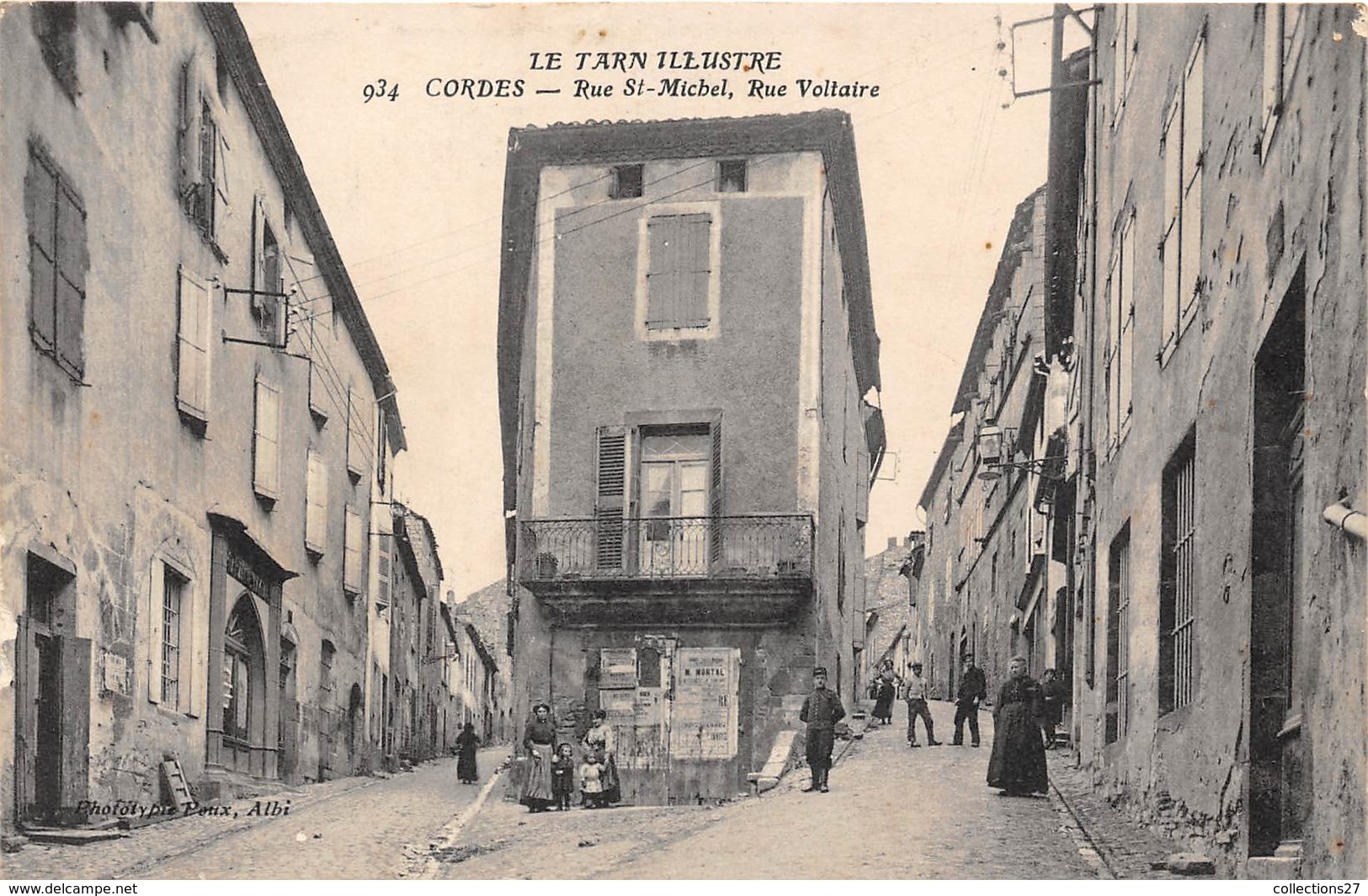 81-CORDES- RUE SAINT-MICHEL, RUE VOLTAIRE - Cordes