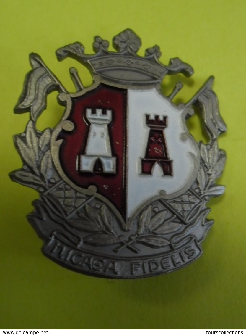 Superbe BROCHE Nicae A Fidelis - Fidèle à NICE - Armoiries Ecusson Métal - Broches