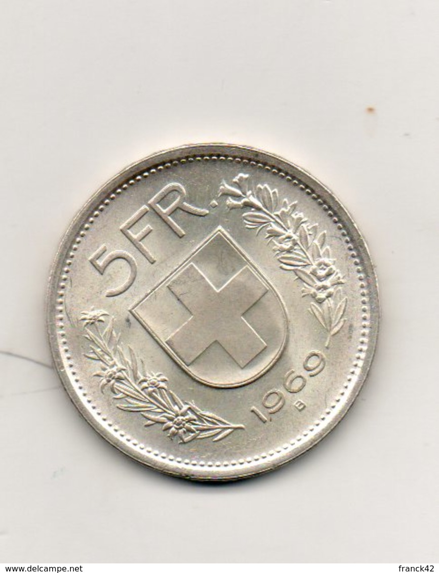 Suisse. 5 Francs 1967 B - 5 Franken