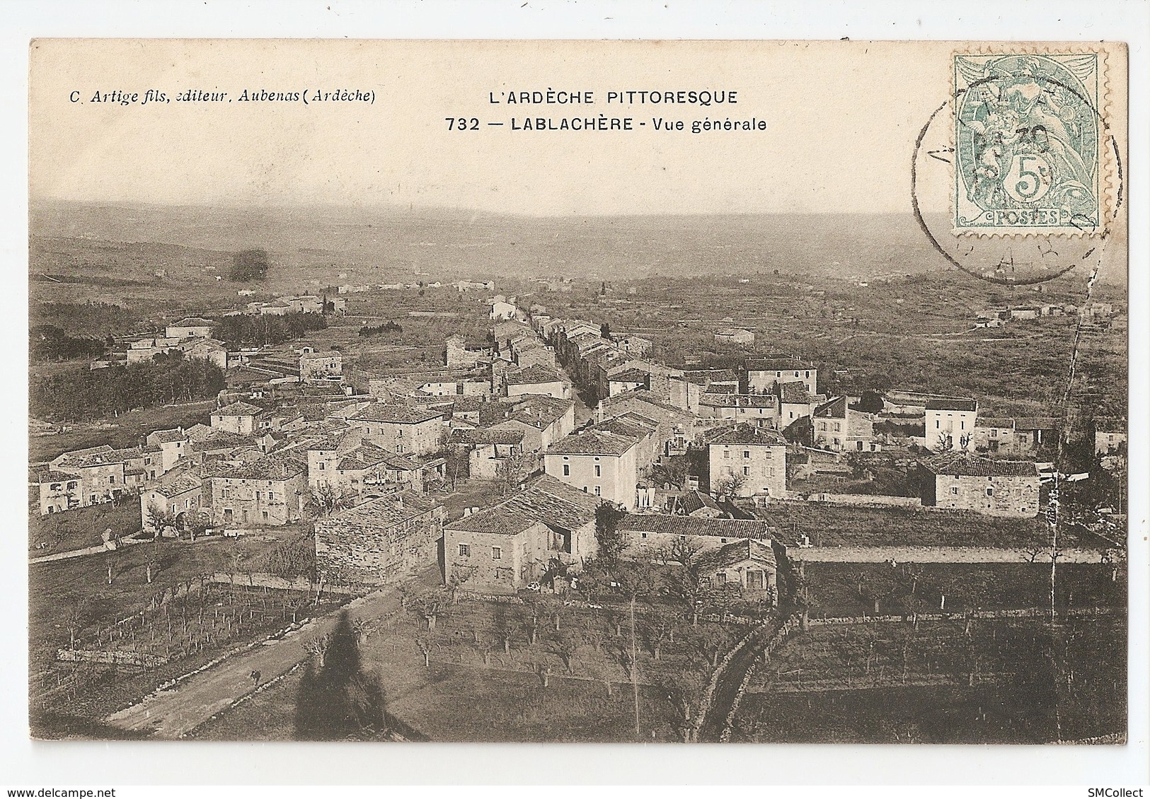 07 Lablachère, Vue Générale (2837) L300 - Autres & Non Classés